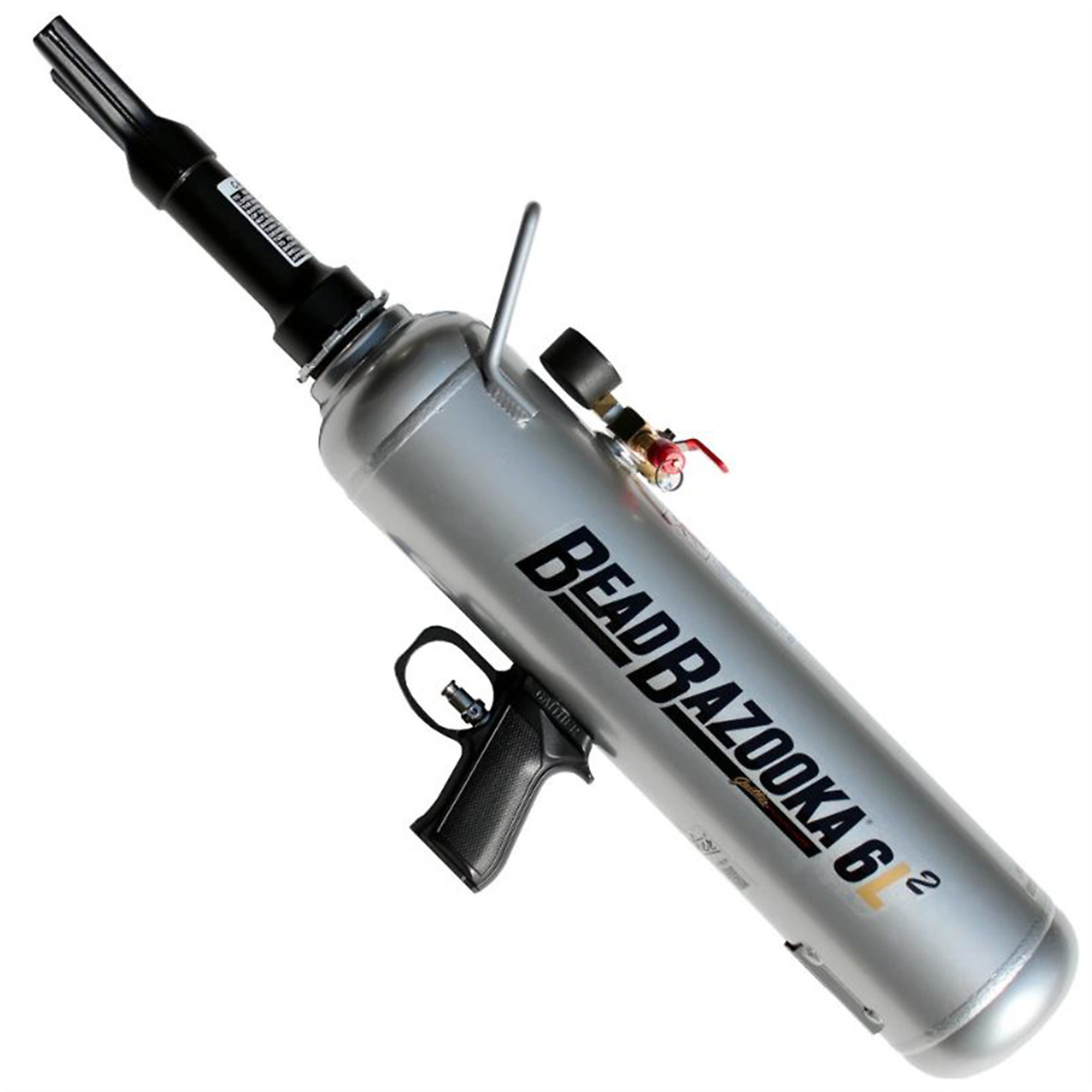 Gaither Tool Co. Bead Bazooka Gen 2 — 6 Liter, 2in. RAR Valve, Anti-Corrosion Interior, Ultra-Compact Design, Model# GAIGBB6L2